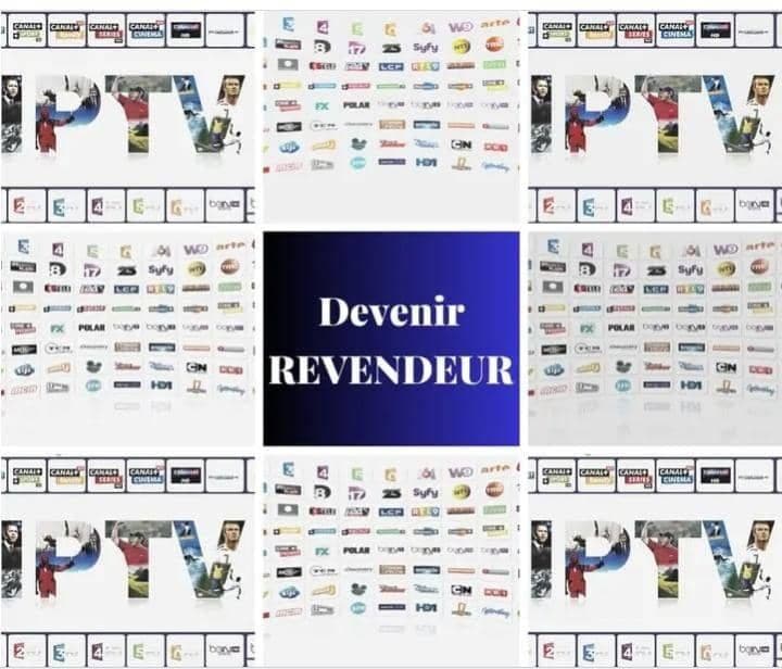 Devenez revendeur d'iptv ou regardez vos chaînes préférés avec une année d'abonnement.
Là où l'année