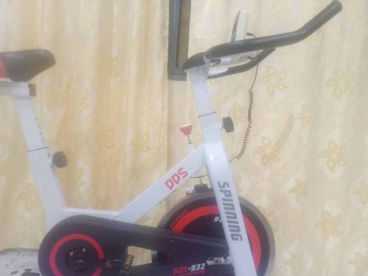 Stationary bike with seat and