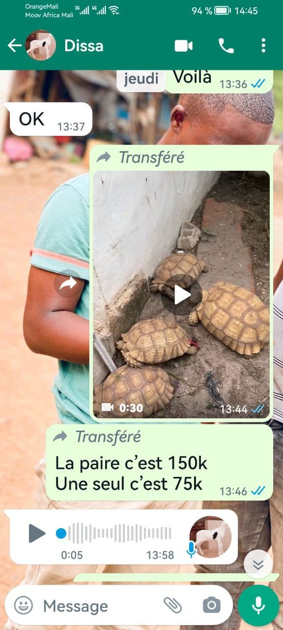 Fait moi signe en cas de besoin