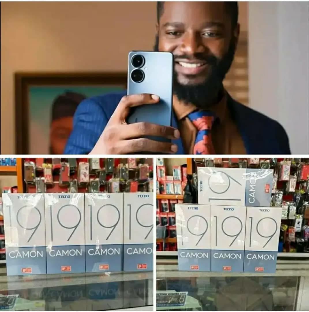 *TECNO CAMON 19 CARTON SCELLÉ*
👉 *MEMOIRE : 128 GK / RAM: 4 PRIX : 115.000F ET MÉMOIRE : 128GK /