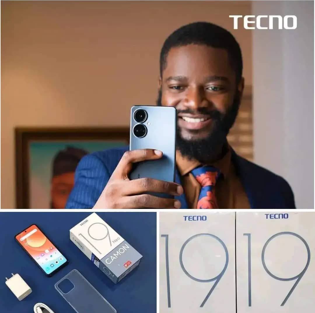 *TECNO CAMON 19 (NEUF DANS SON CARTON) + INCASSABLE OFFERT ; TROC POSSIBLE ; PRIX : 115.000F ; LE GE