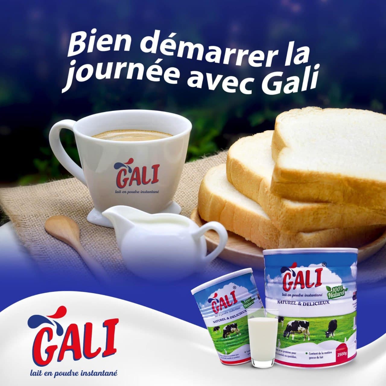 Lait GALI Distributeur exclusif SOMAKOFF SA