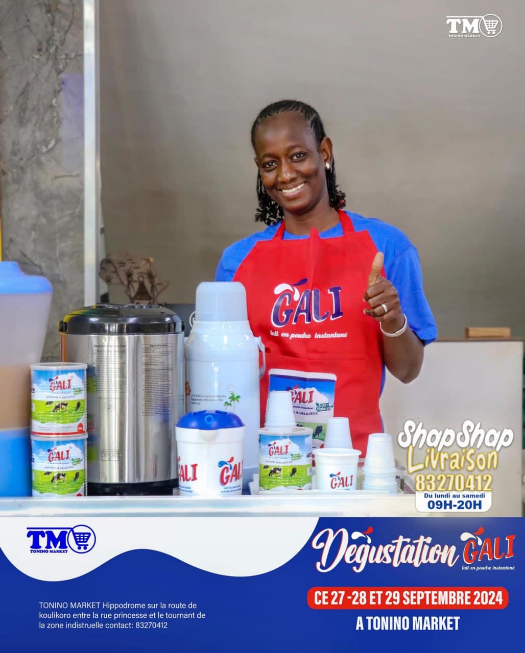 Lait GALI partout au Mali SOMAKOFF TEL. / /