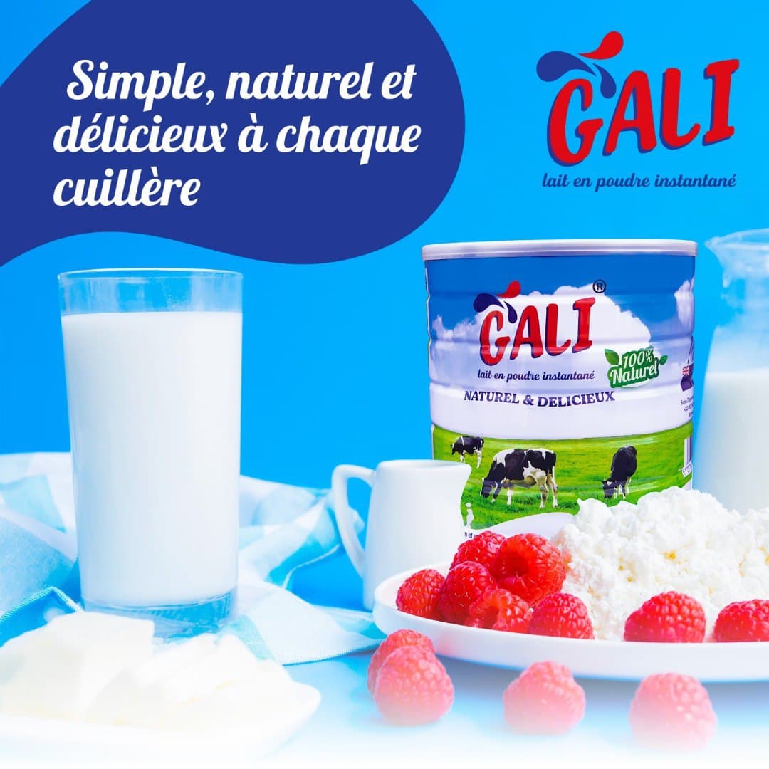 Par un gobelet de lait GALI, commencez la semaine avec DYNAMISME 💪🏼
SOMAKOFF SA Société Madala Kou