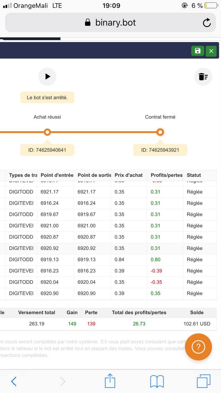 25$ minimum par jour garantie avec ce robot 🤖 *PRO200* 🥰🙏
