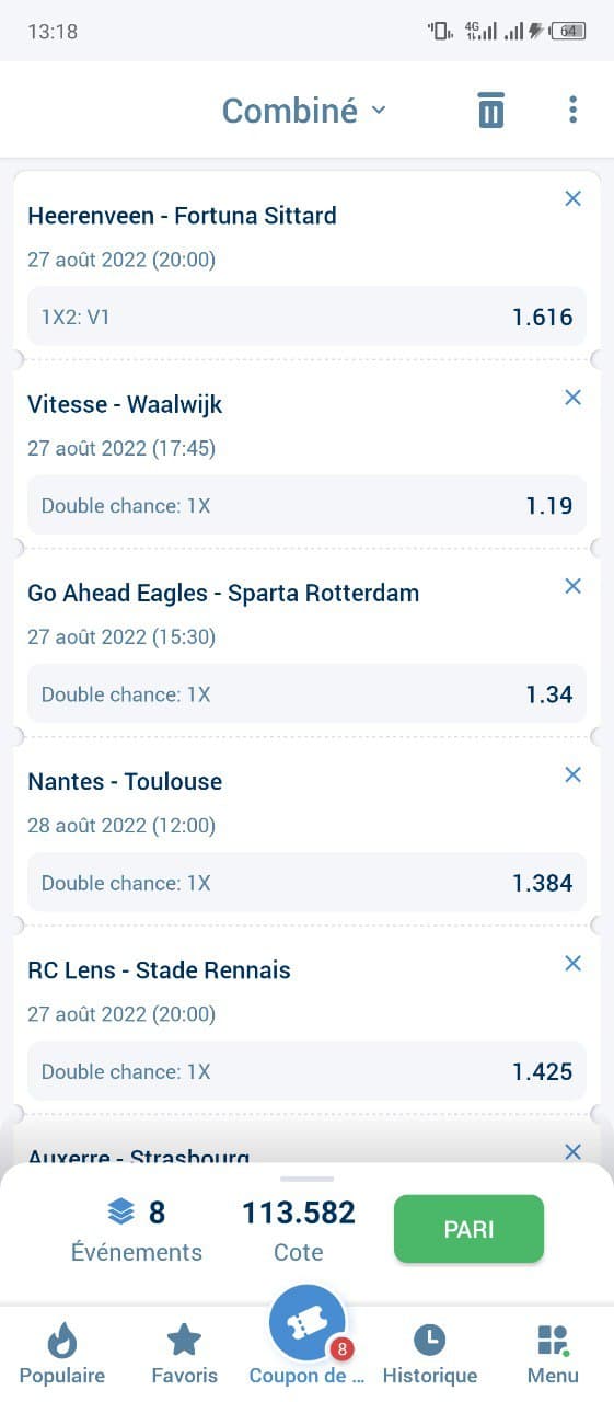 Coupon gagnant du d'aujourd'hui 27 août 🔥🔥 réserver pour les génie. Côte de 113,Ne négligez pas,mi