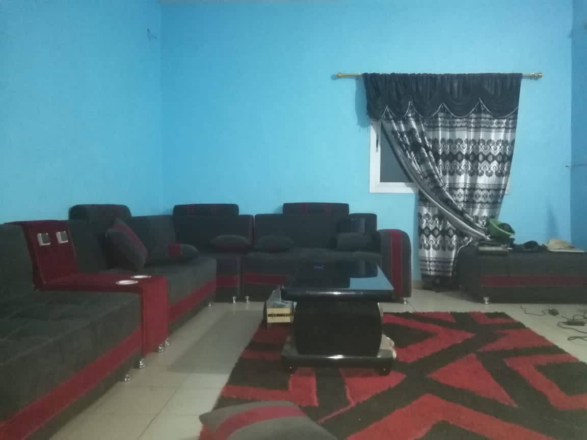 Living room with couch and