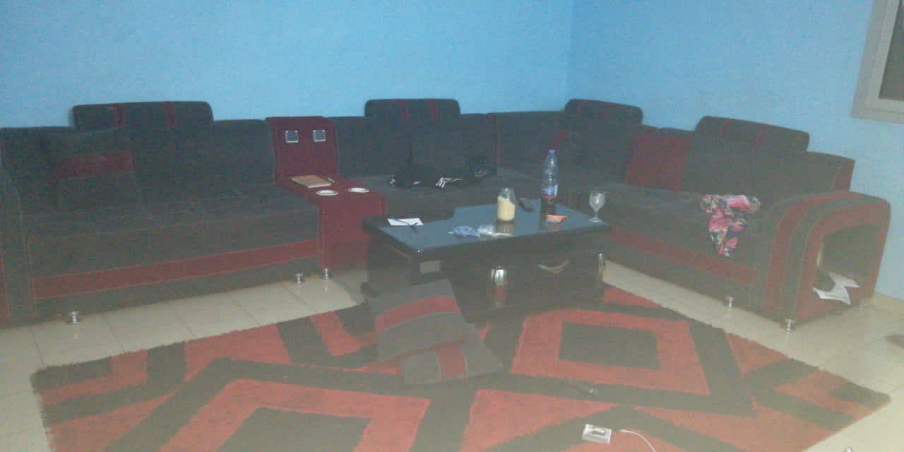 Living room with couch and