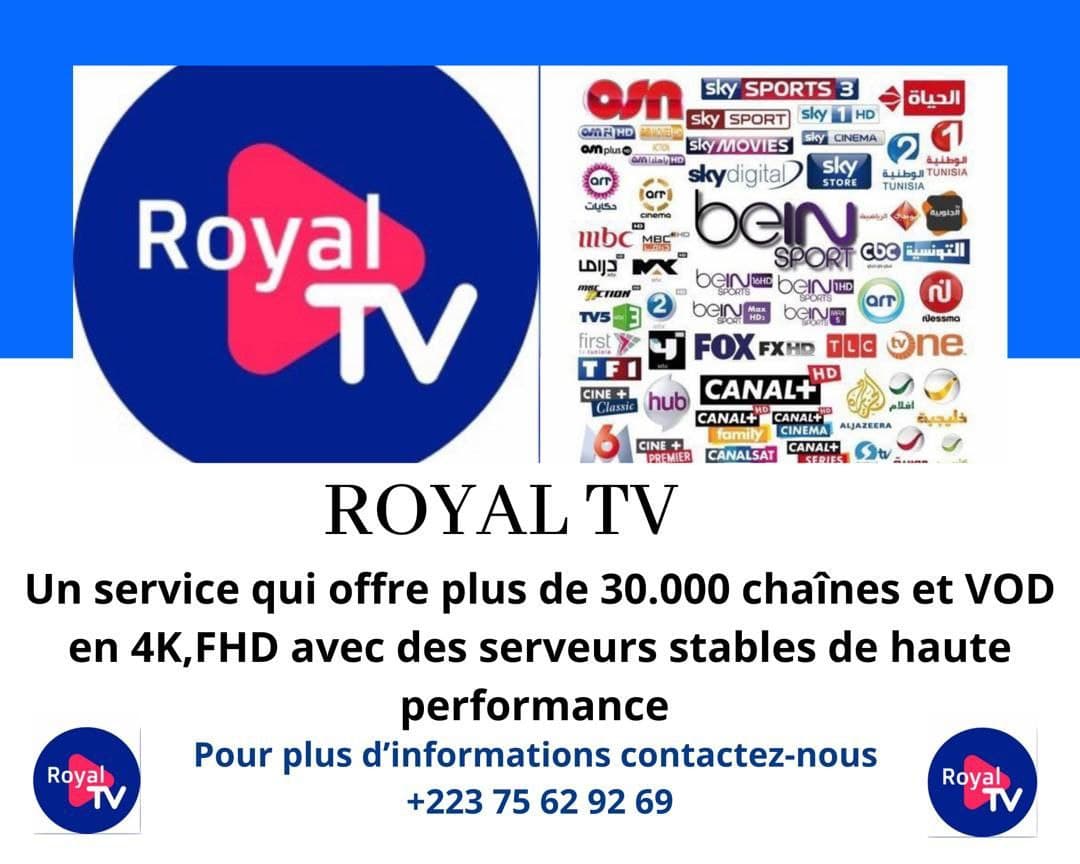Bonsoir à tous!
Les iptv sont disponibles. Faites le plein avant la finale de la champions league.