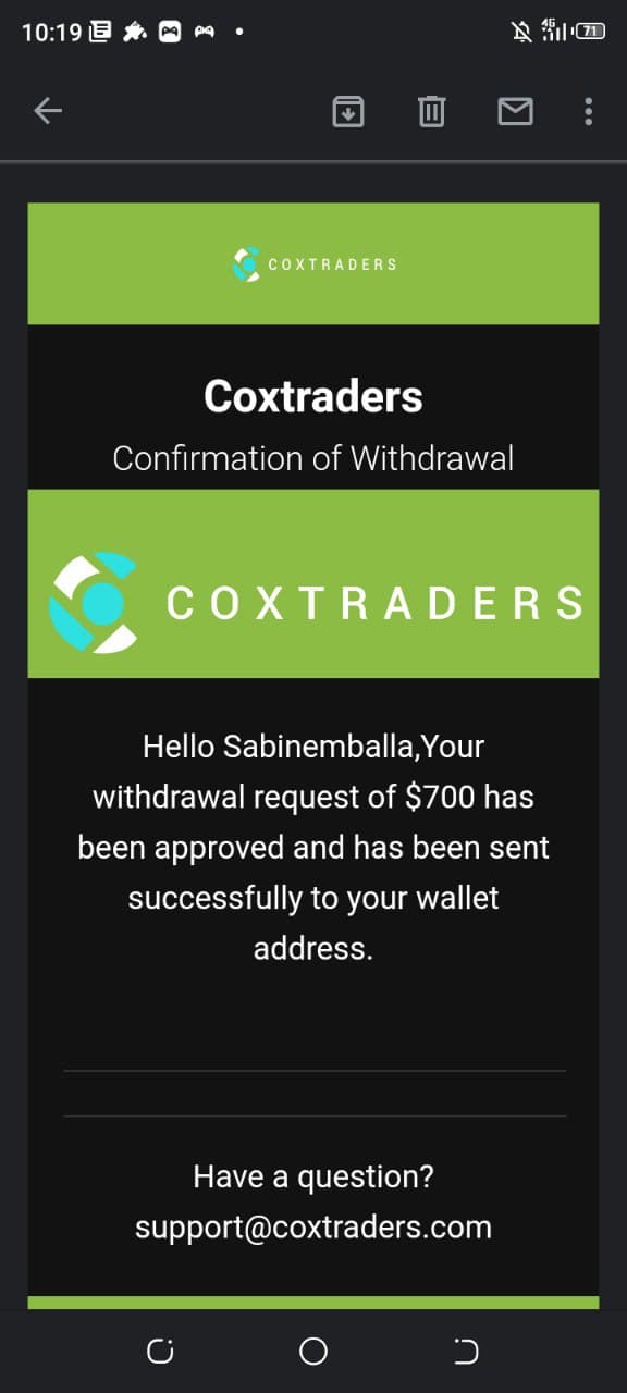 Am very happy to recieve this great news today 🥳🥳🥳