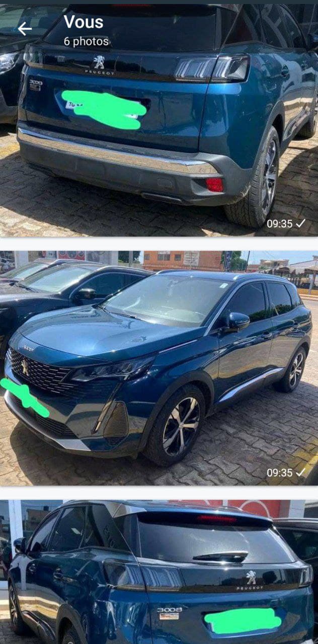 Marque Peugeot
Modèle : 3008
Année 2021
Boîte automatique
Essence
4 cylindres
Climatisation d'origin