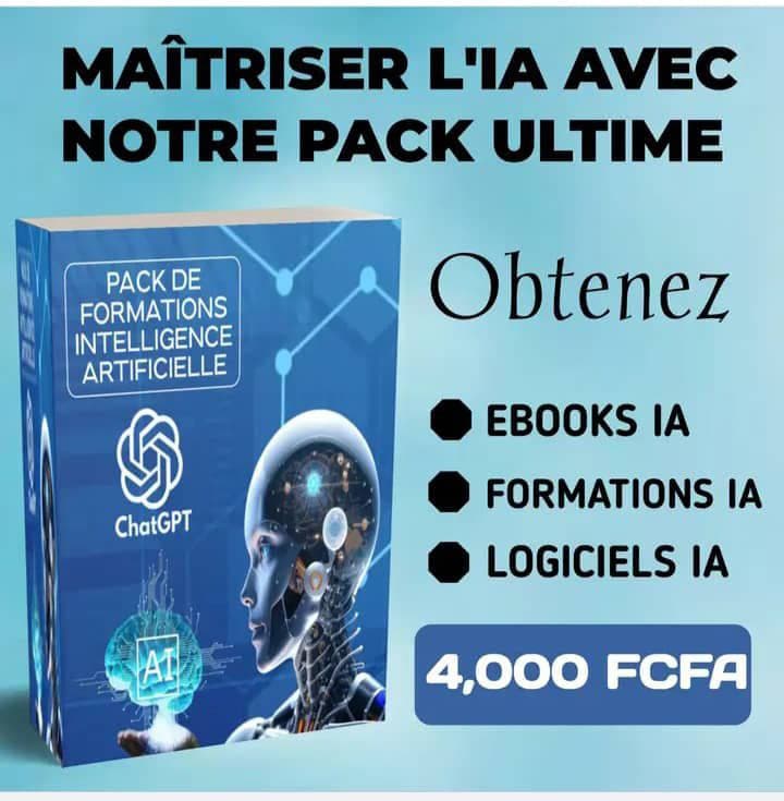 💰 10.000 ~ 4.000 cfa💰
Gagnez Millions avec L'IA , tout en restant chez vous et de façon anonyme.