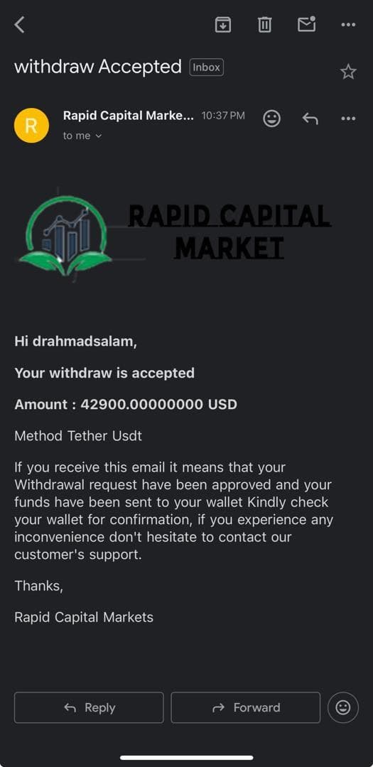 Finally, am now a successful investor, this is actually my 10th withdrawal from this great platform