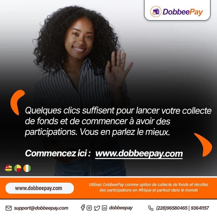 Quelques clics suffisent pour lancer votre collecte de fonds et de commencer à avoir des participati